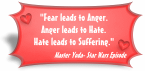 Fear leads to Anger